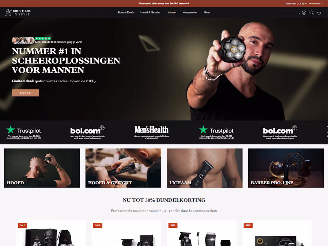 Cover image for Brothers in Style – Custom PDP | Figma to Shopify Build