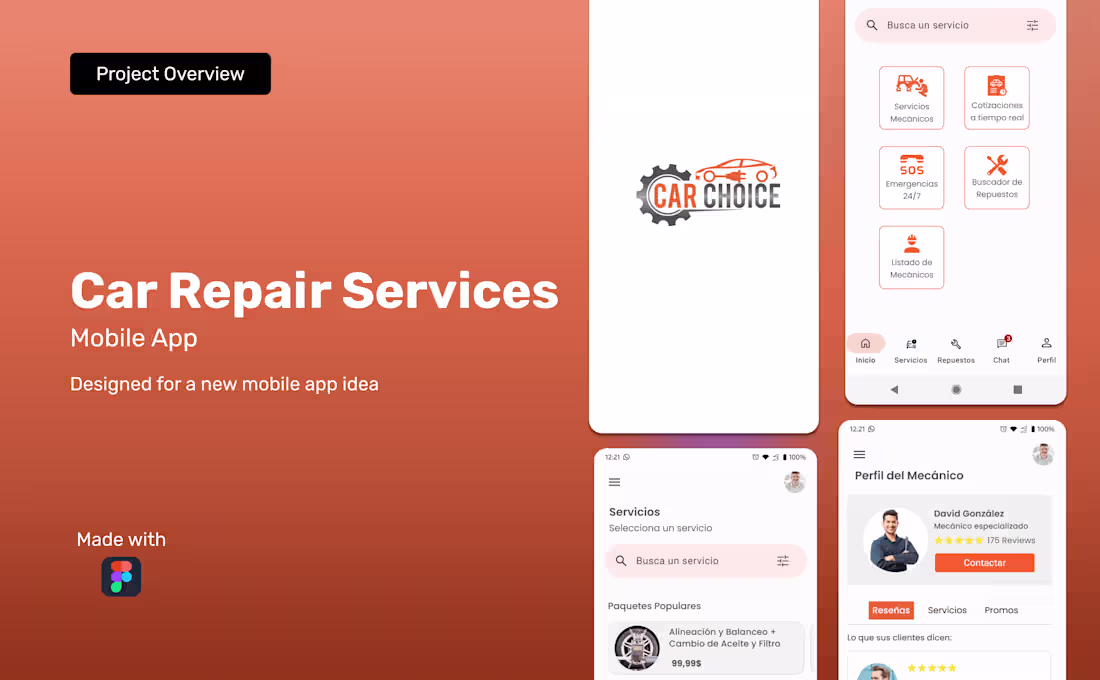 Cover image for Car Repair Services App