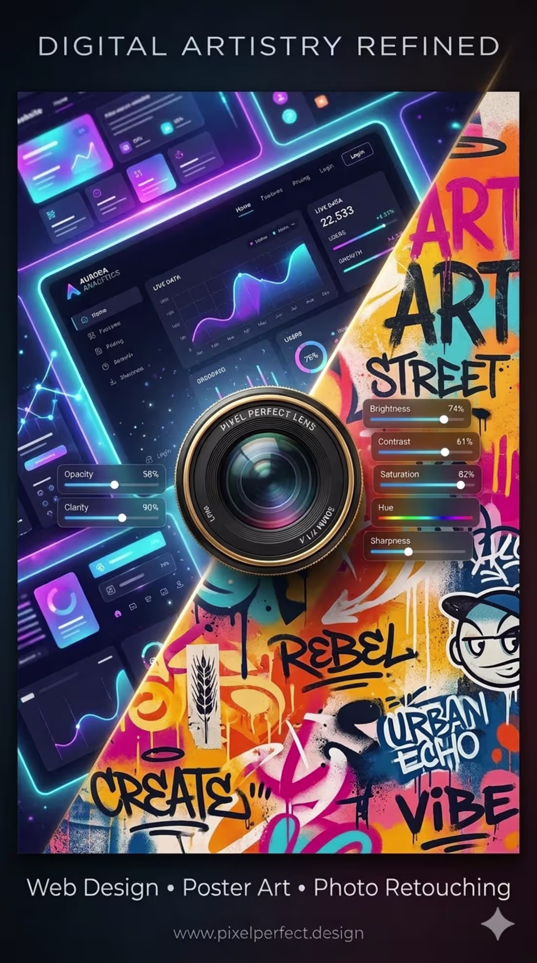 Cover image for A high-end promotional marketing poster