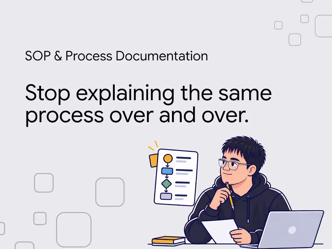 Cover image for 📚 Turn Your Workflow into a Clear, Usable SOP