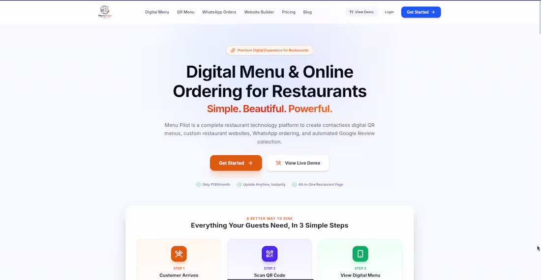 Cover image for Developed Menu Pilot, an all-in-one