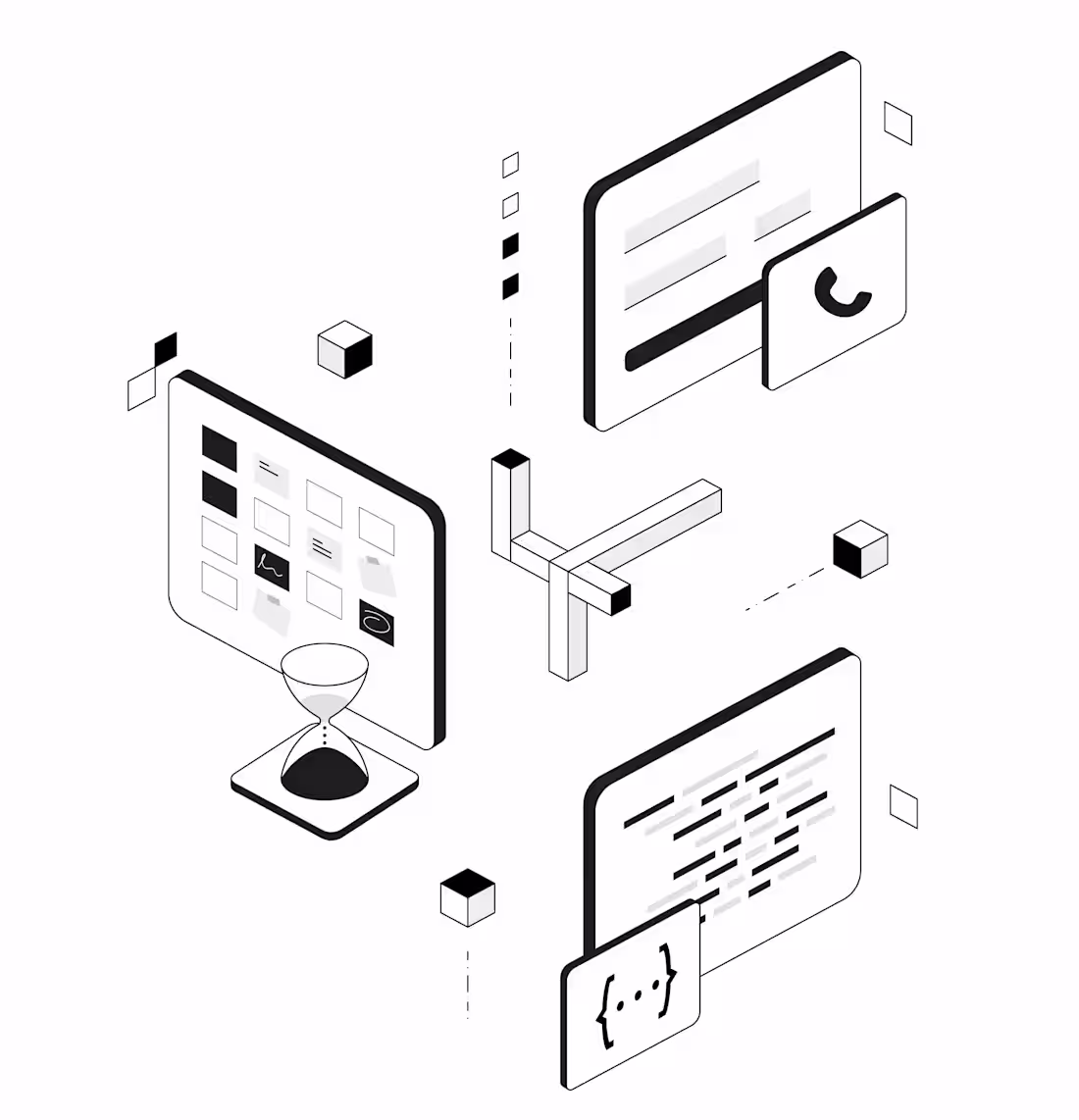 Cover image for Isometric Illustration for Techdocs