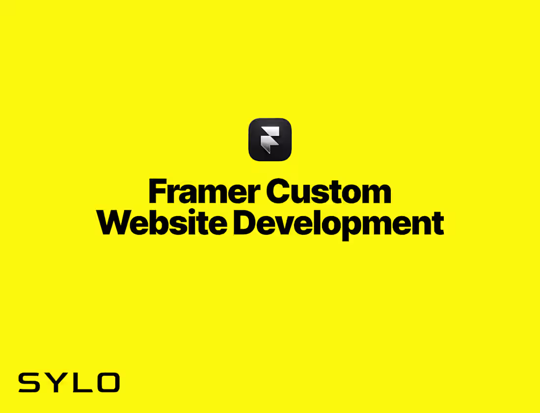 Cover image for Framer Custom Website Development