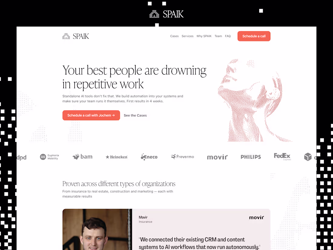 Cover image for SPAIK Marketing Website Design and Development