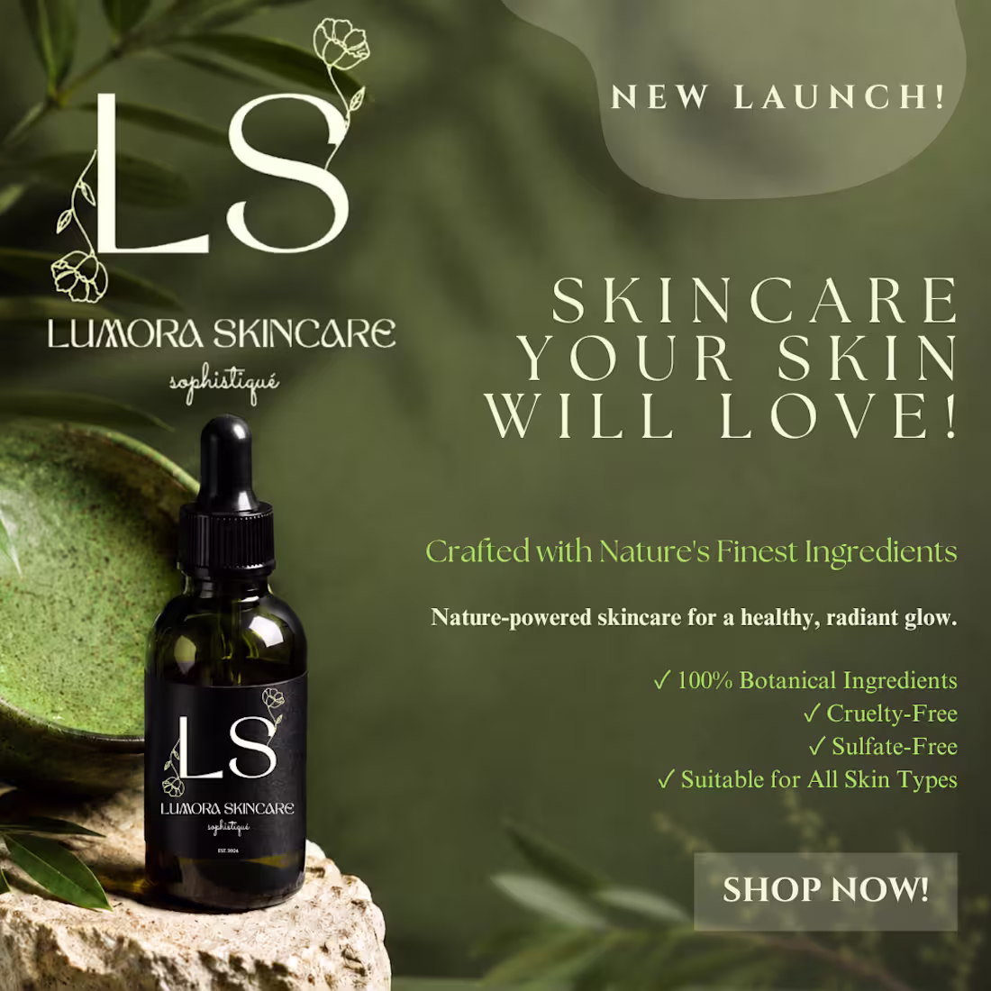 Cover image for LUMORA SKINCARE - Product Launch