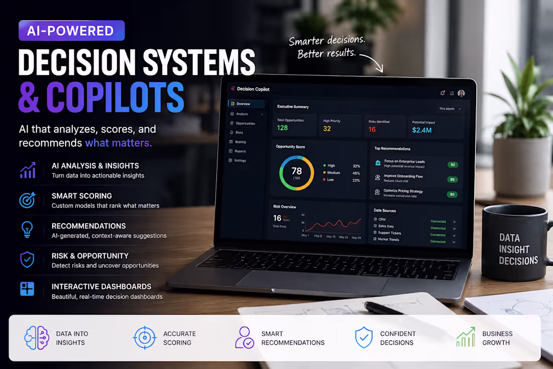 Cover image for Build AI Decision Systems and Intelligent Copilots