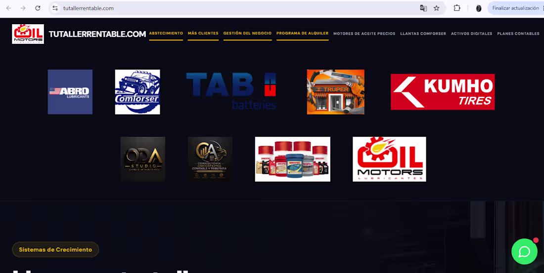 Cover image for Landing Page & Digital Marketing for Automotive Businesses