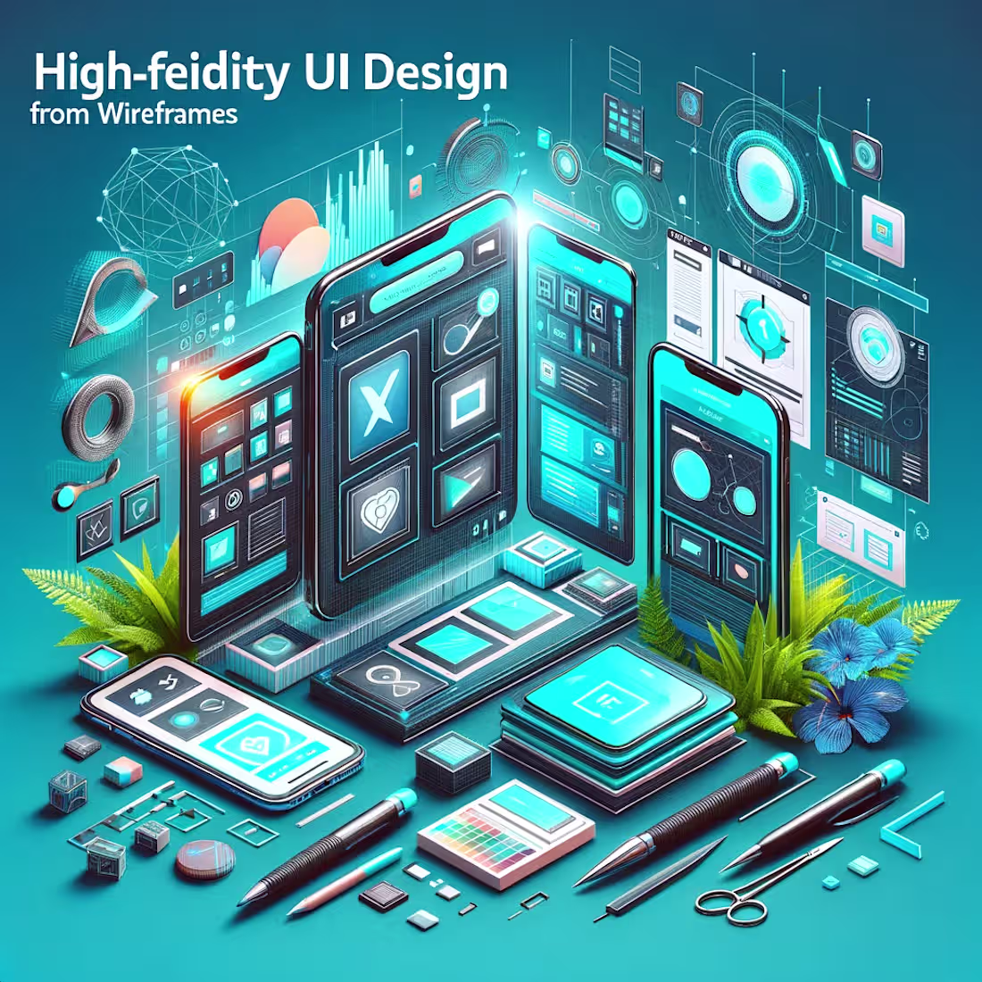 Cover image for High-Fidelity UI Design from existing Wireframes (No Prototype)