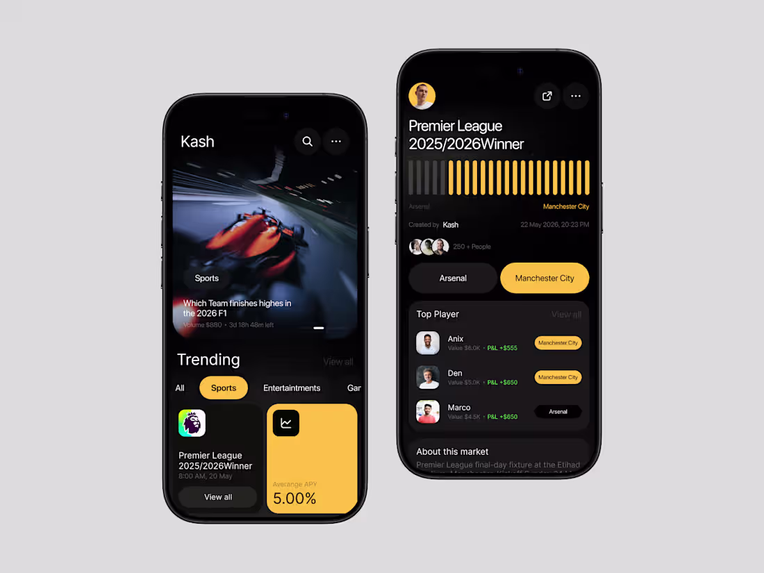 Cover image for Mobile app design concept for
