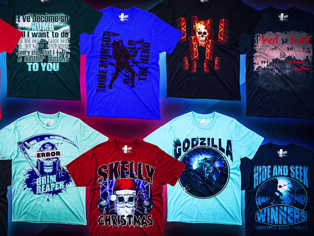 Cover image for I create custom t-shirt hoodie designs. 