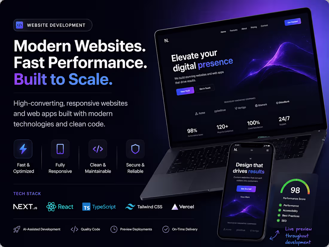 Cover image for Senior Full-Stack Engineer for Founders (MVP → Production)