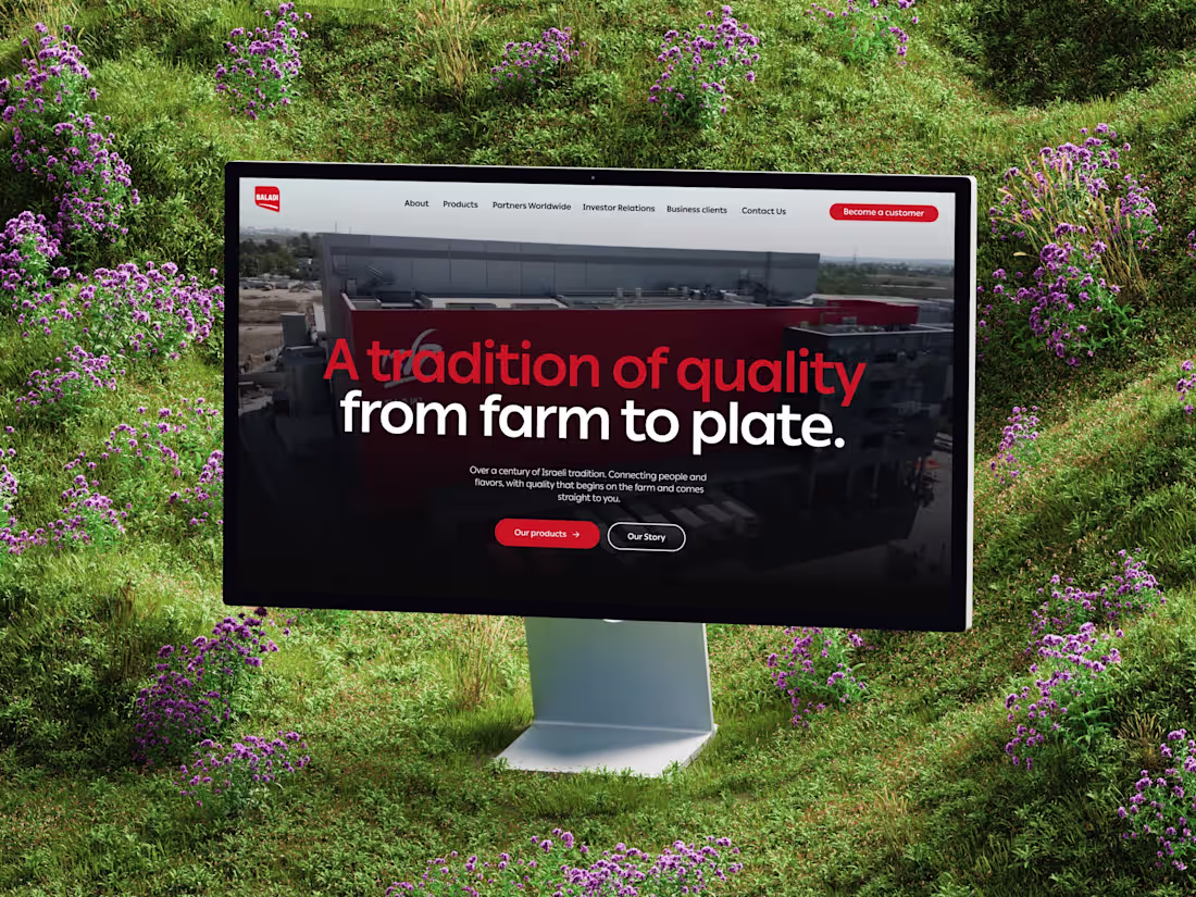 Cover image for Baladi: Bilingual Website for a Public Food Importer