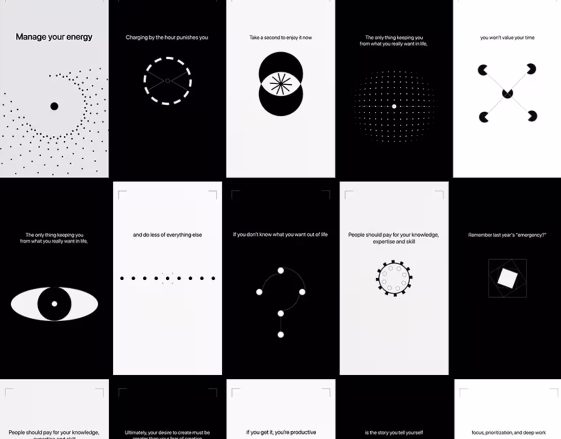 Cover image for Minimalistic animations series