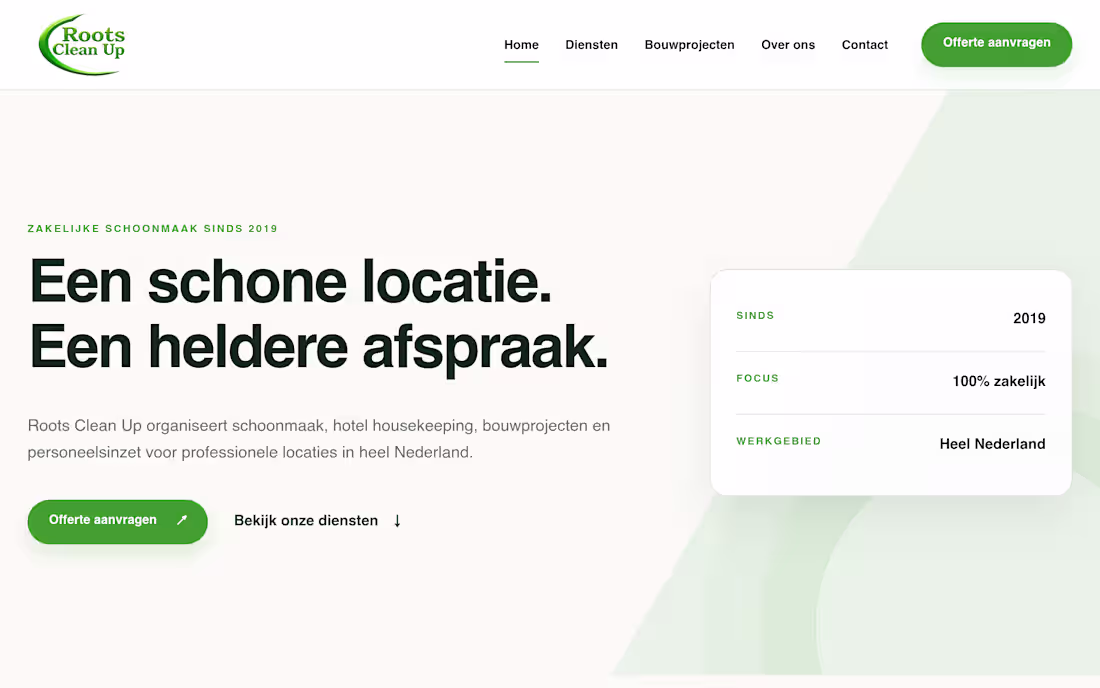 Cover image for Modern Business Website Design