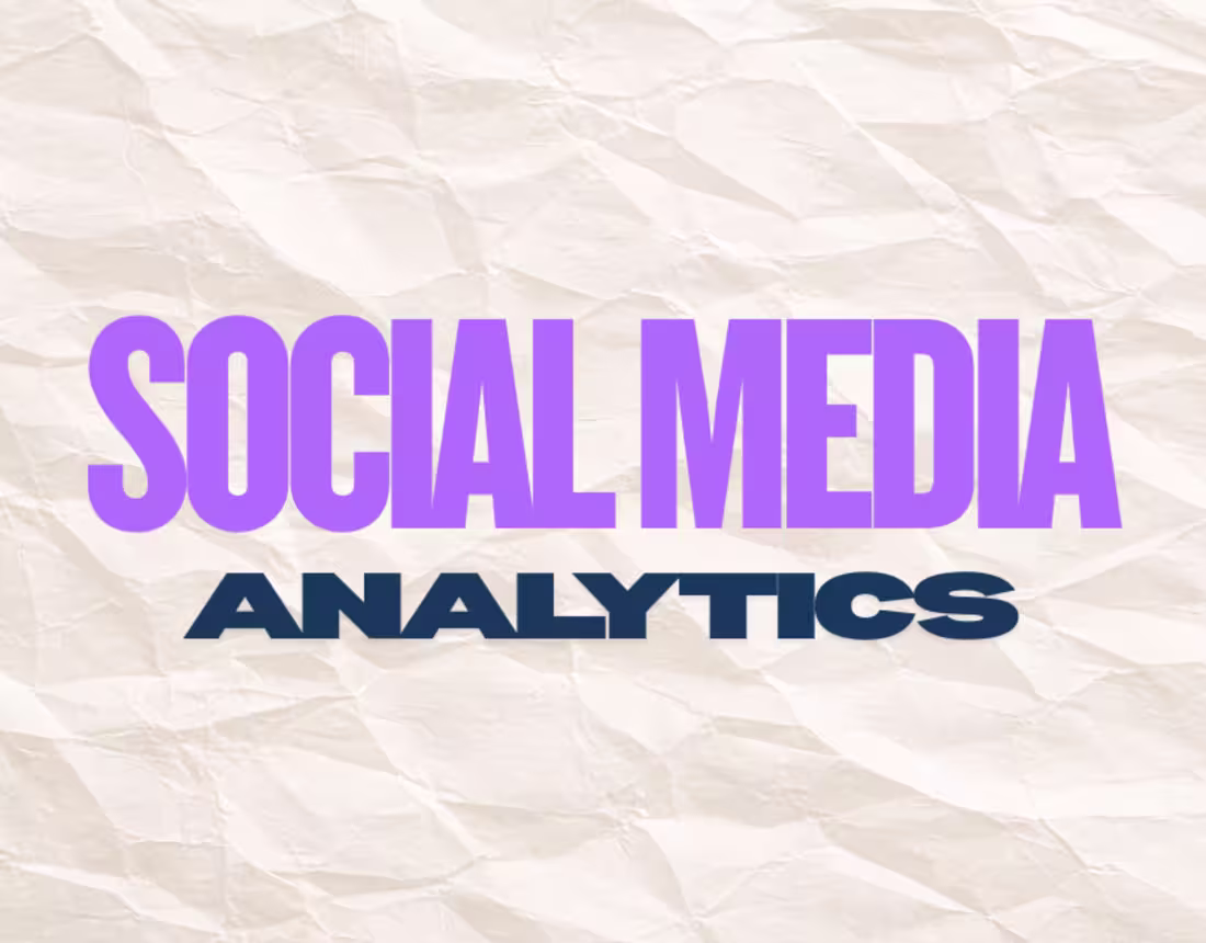 Cover image for Social Media Analytics [Portfolio Pieces]