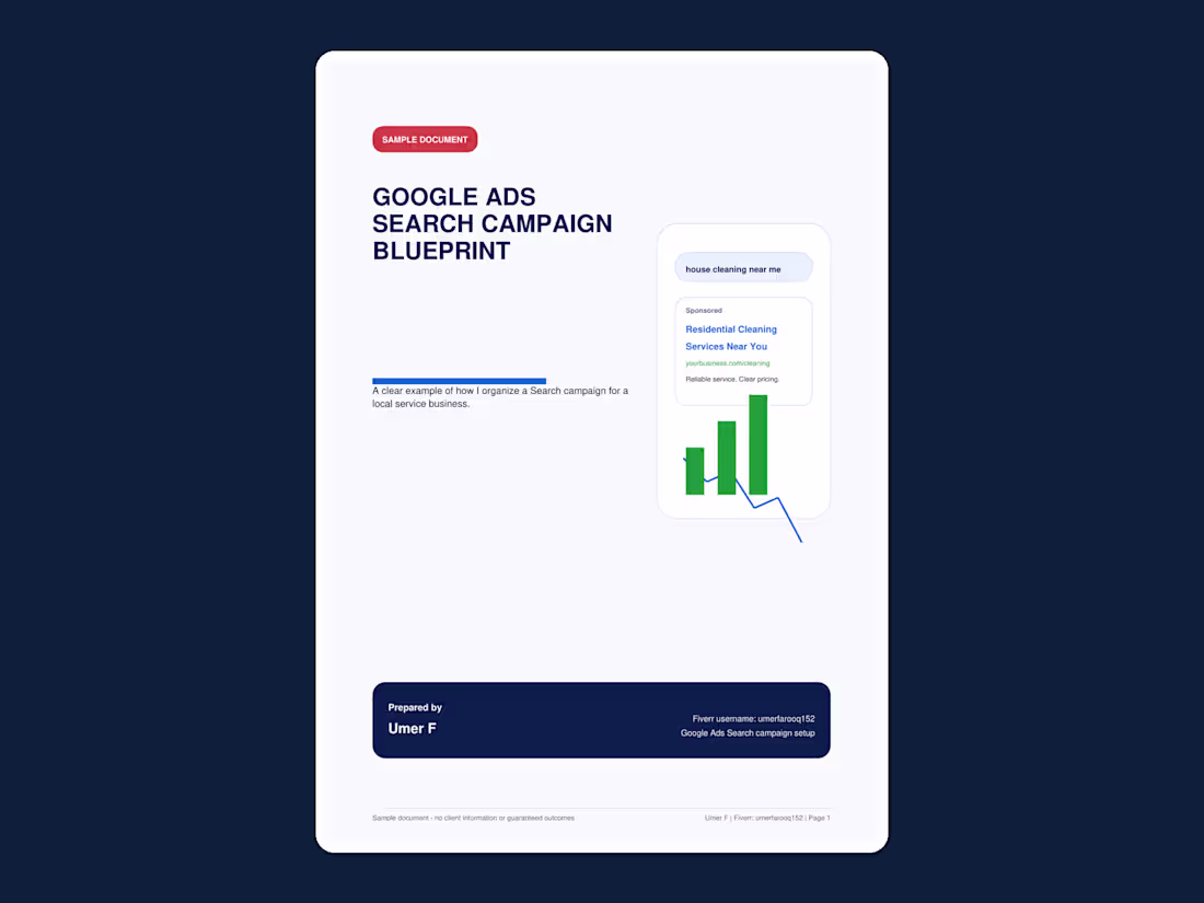 Cover image for Google Ads Search Campaign Setup