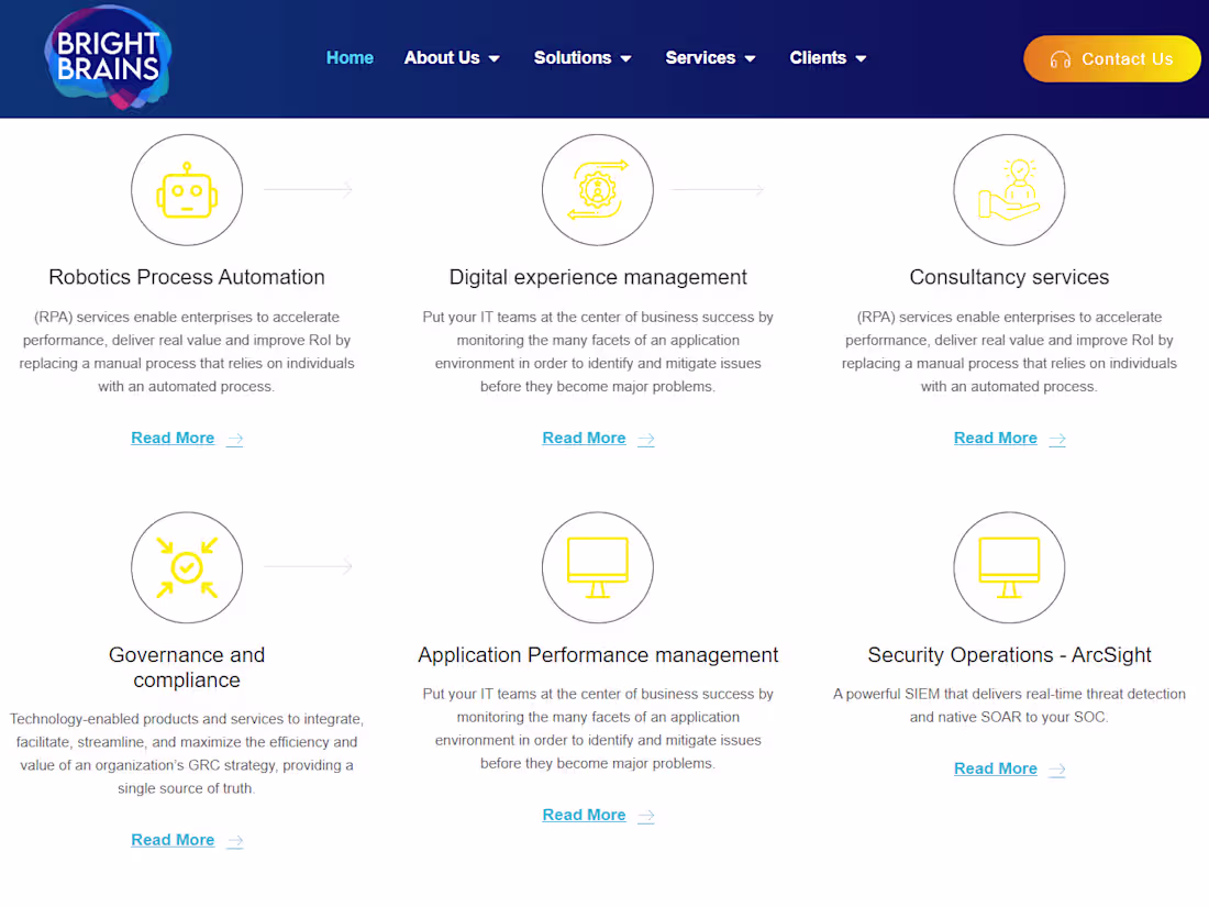Cover image for IT services website development