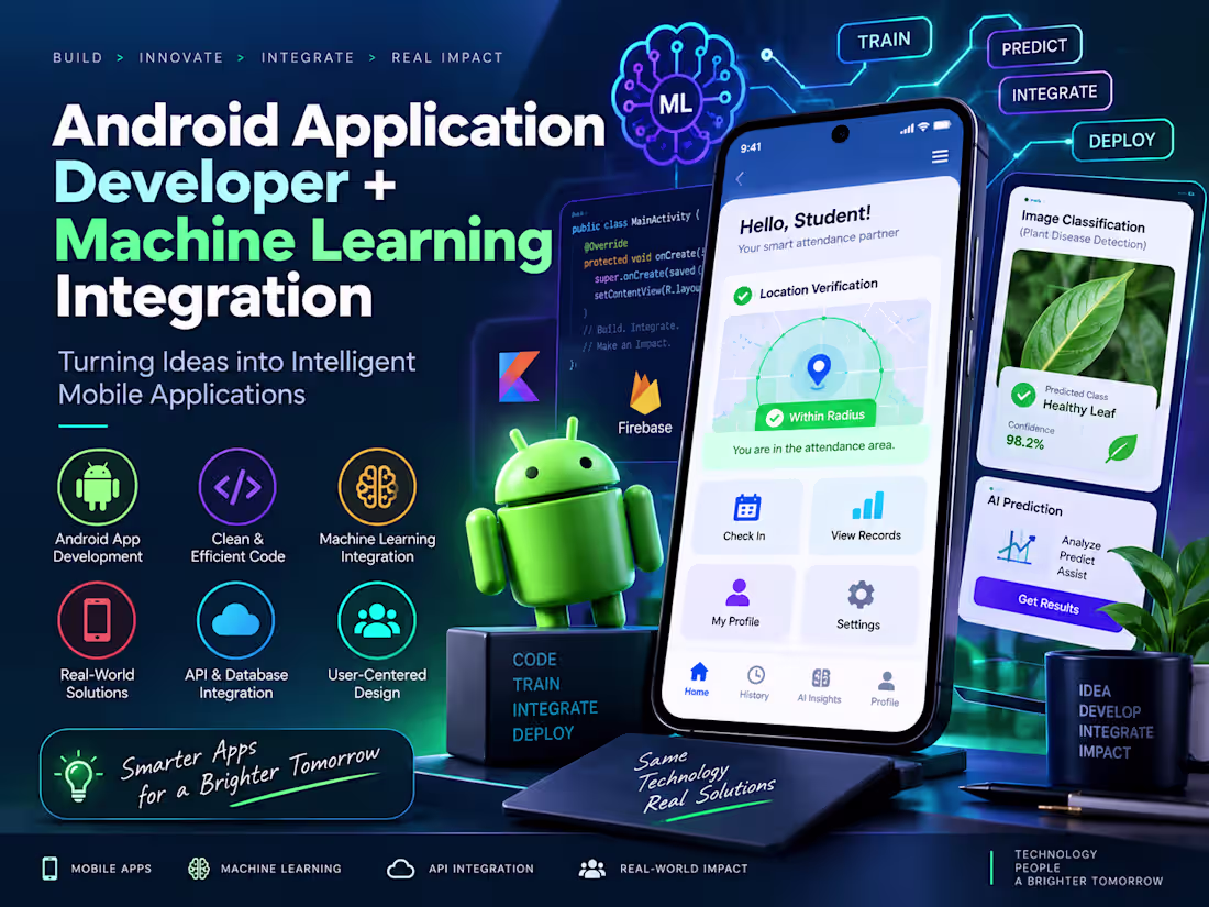 Cover image for Mobile Application Developer + Machine Learning Integration