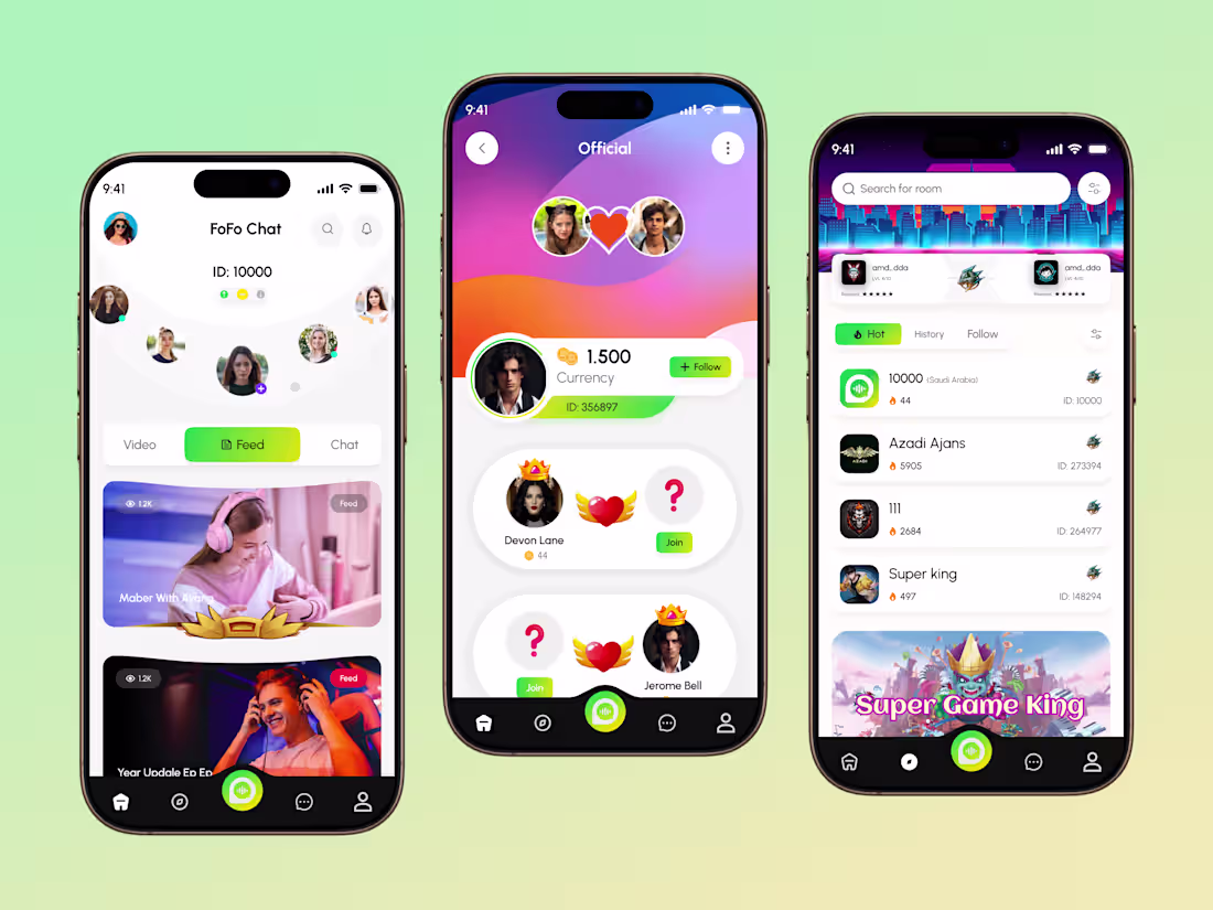 Cover image for FoFo Chat is a modern social communication app that connects...