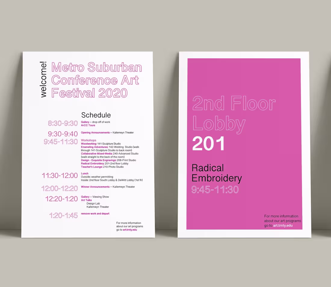 Cover image for Metro Suburban Conference Art Festival 