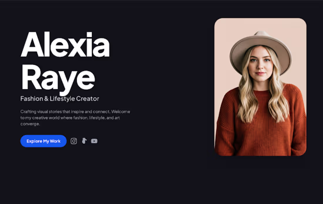 Cover image for Influencer Portfolio Design #3