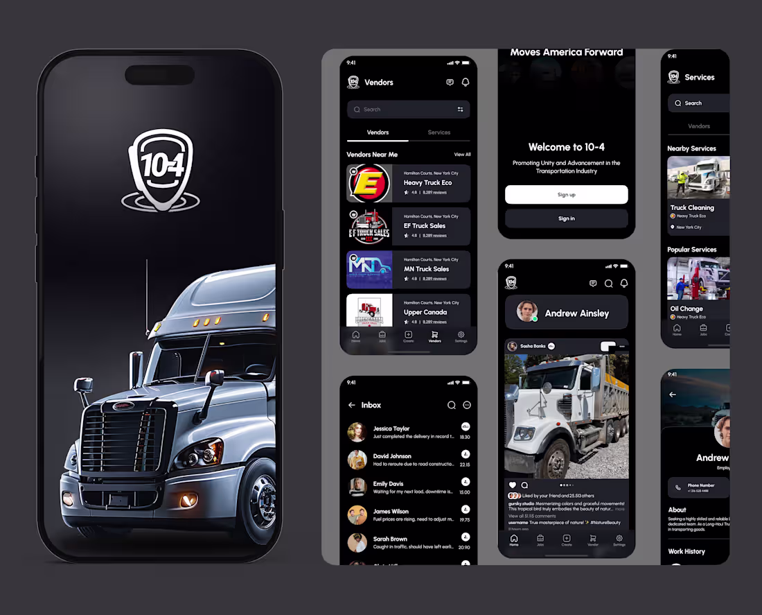 Cover image for Mobile App Development for 10-4 united