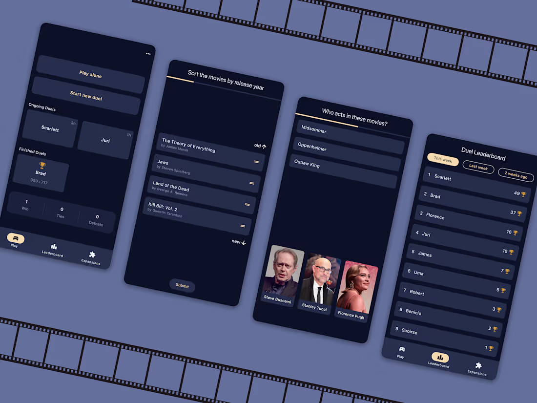 Cover image for Dynamic Movie Trivia App Development