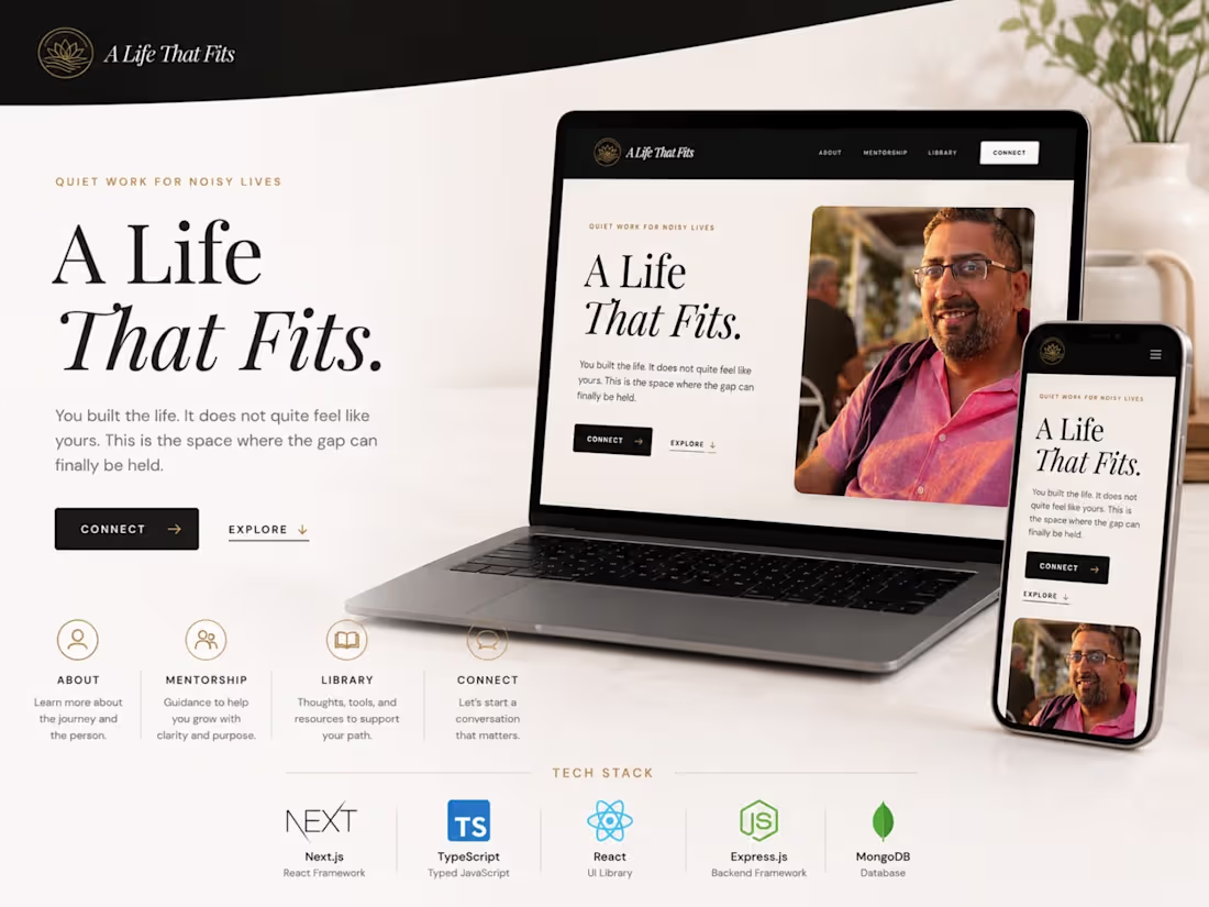 Cover image for A Life That Fits | Paraag Amin | Personal Brand Website