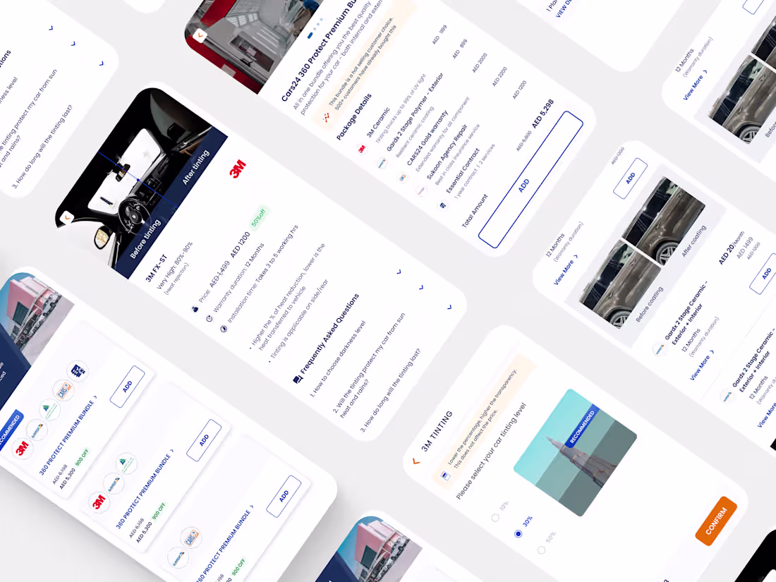 Cover image for Enhancing Car Services User Experience for Cars24