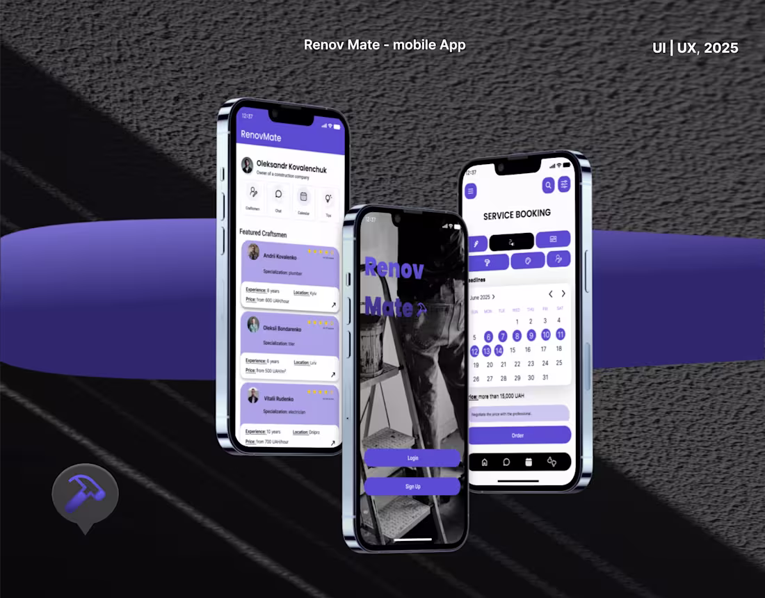 Cover image for RenovMate, Mobile App