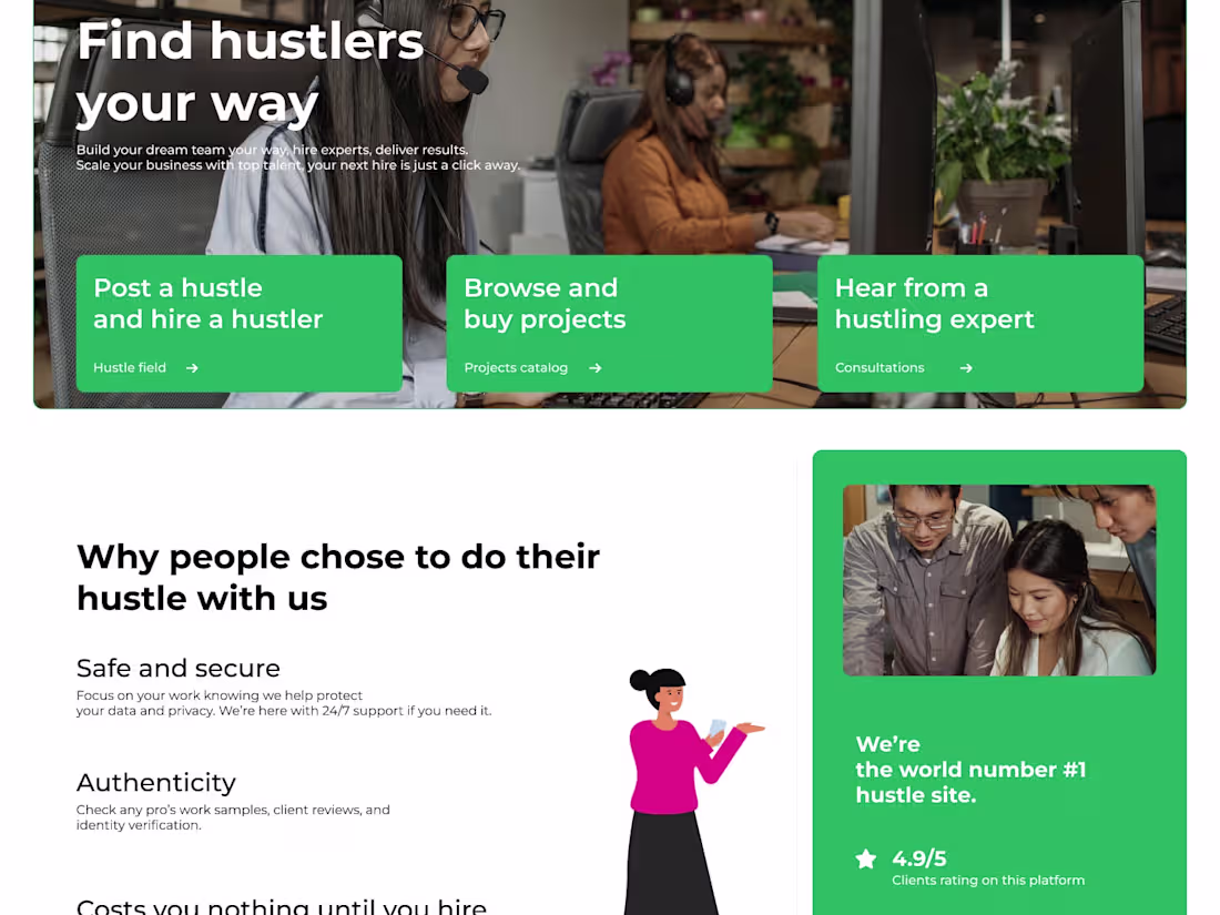 Cover image for Landing page