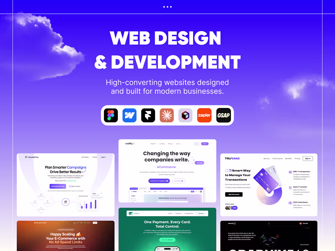 Cover image for Website Design & Development
