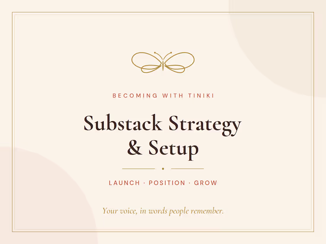 Cover image for  Substack Strategy & Setup