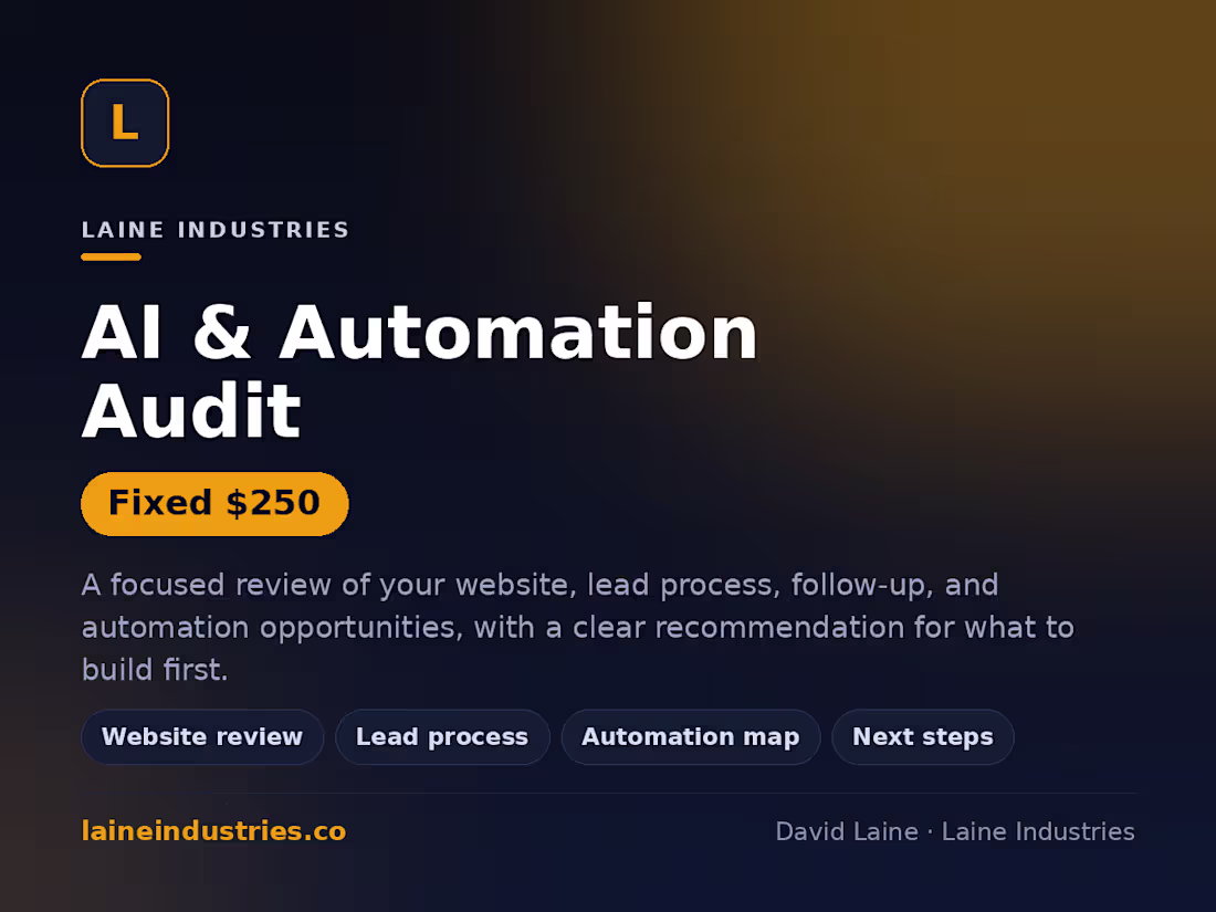 Cover image for AI & Automation Audit