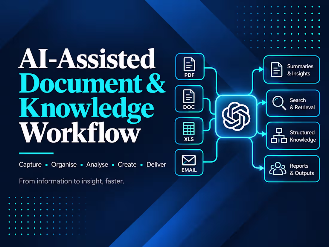 Cover image for AI-Assisted Document & Knowledge Workflow