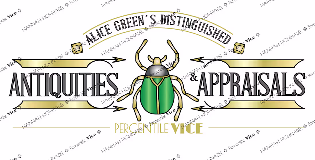 Cover image for Alice Green's Antiquities Logo