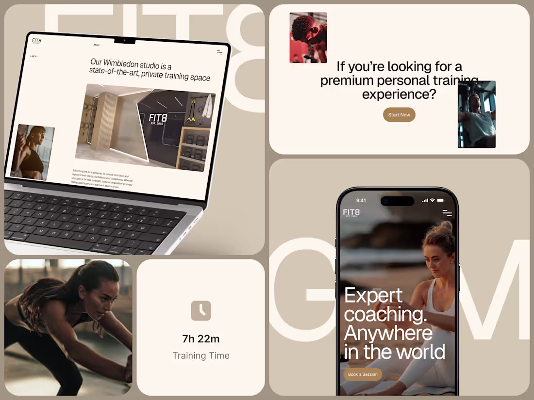 Cover image for Fit8 | Cross-Platform High-End Fitness
