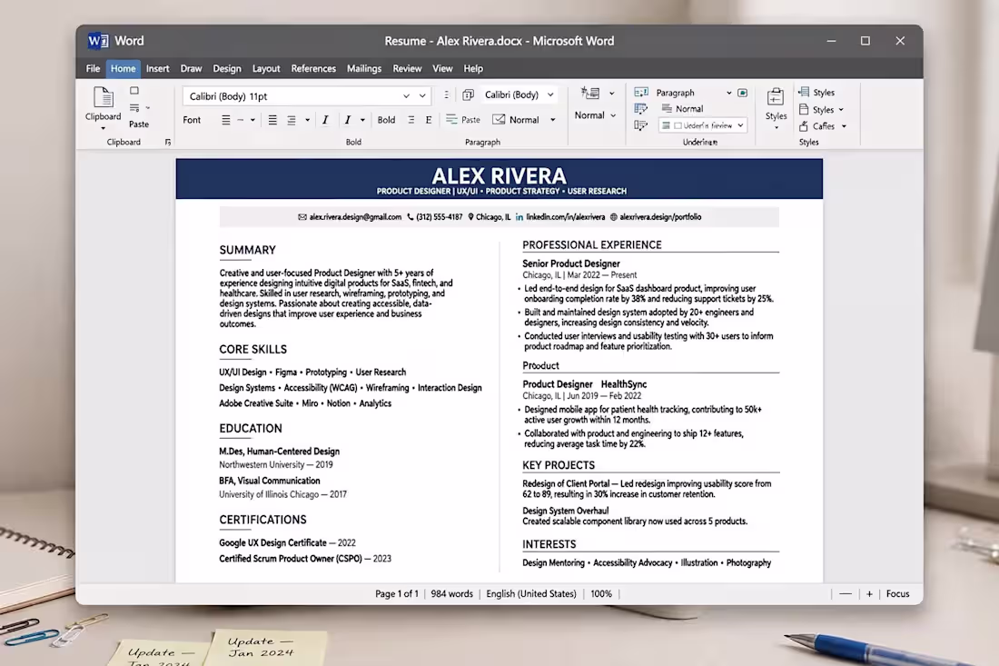 Cover image for Professional & Modern Resume Design
I