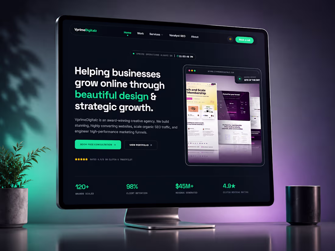 Cover image for Digital Marketing Webflow Website Design