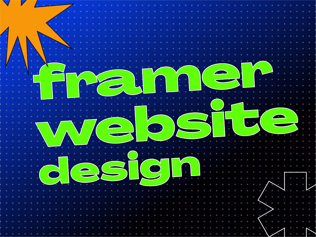 Cover image for Framer Website Design