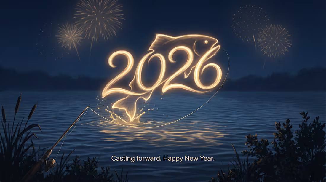 Cover image for Casting Forward — Happy New Year This artwork created in Lov...
