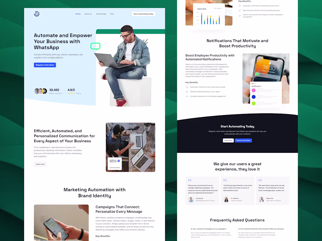 Cover image for Premium Landing Page Designed to