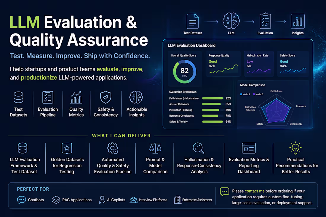 Cover image for LLM Evaluation & AI Reliability Engineering