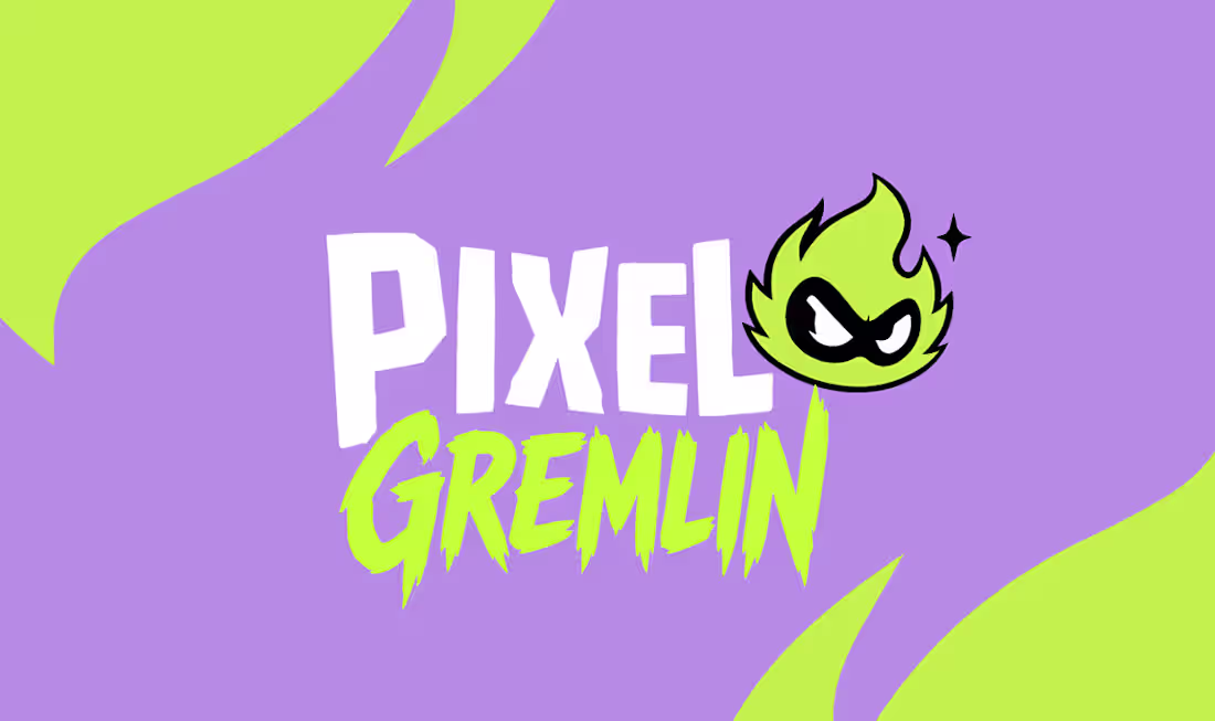 Cover image for Pixel Gremlin – Bold & Edgy Brand Identity & Mockups