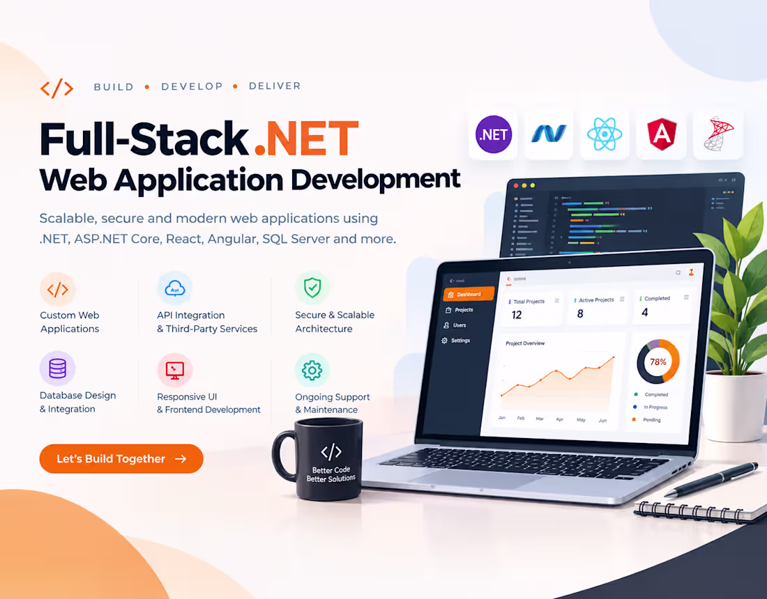 Cover image for Full-Stack .NET Web Application Development