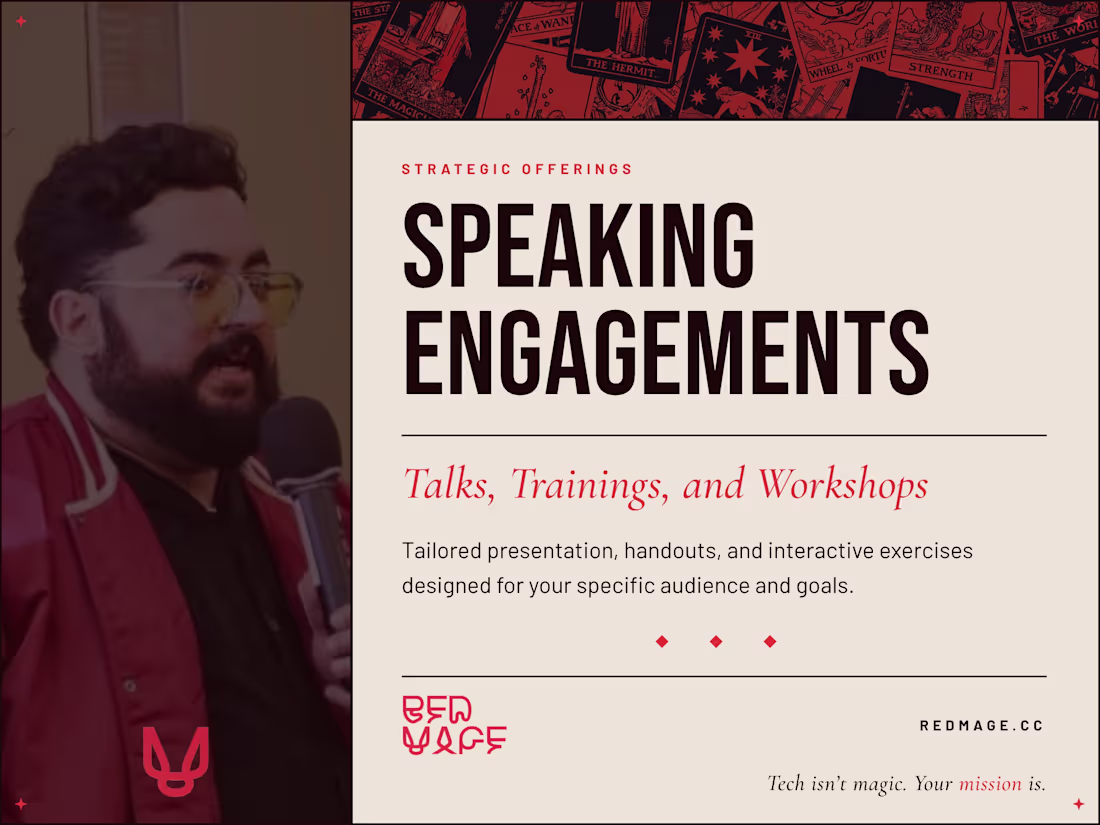 Cover image for Speaking Engagements & Workshops