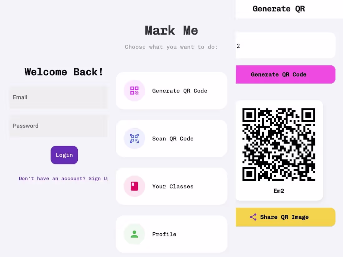 Cover image for Mark Me – Smart QR Attendance App Development