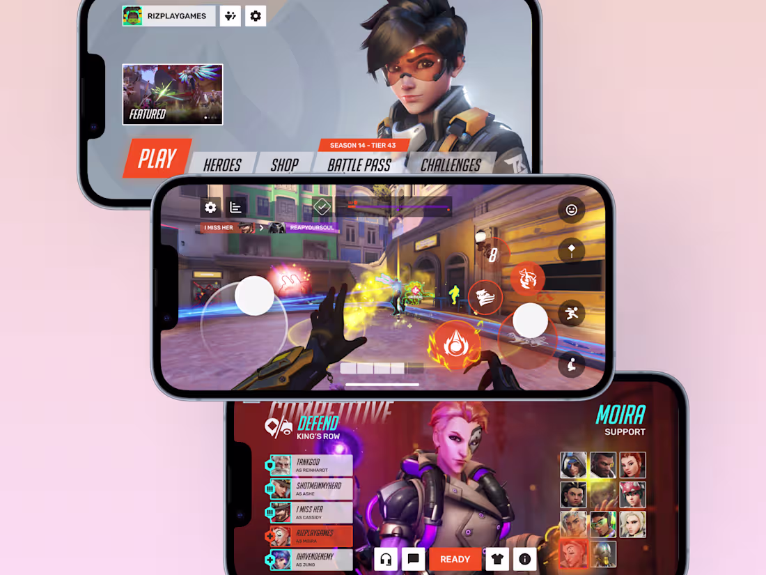 Cover image for Overwatch Mobile - Game UI