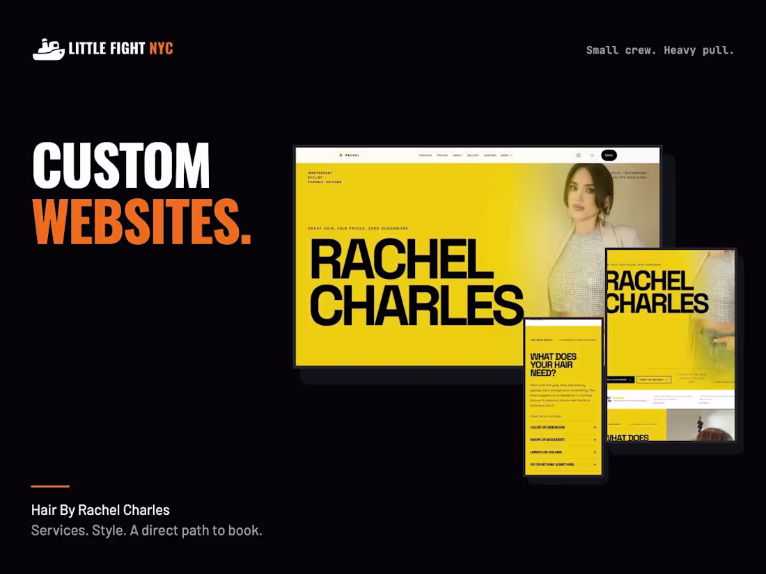 Cover image for Custom websites for independent businesses
