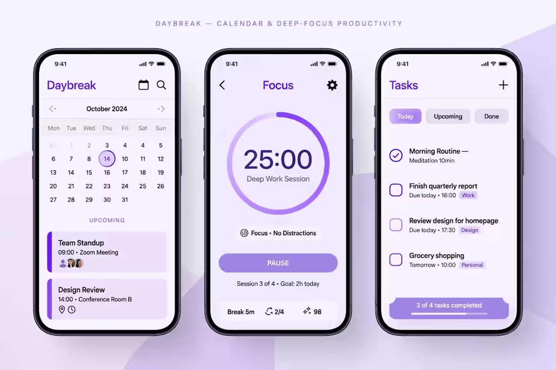 Cover image for Daybreak Dashboard UI